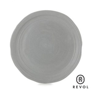 No.W MATT GREY RECYCLAY DINNER PLATE 26CM