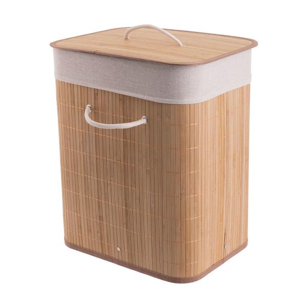 ΚΑΛΑΘΙ ΑΠΛΥΤΩΝ BAMBOO ESSENTIALS ΠΤΥΣΣΟΜΕΝΟ ΟΡΘΟΓΩΝΙΟ 60lt