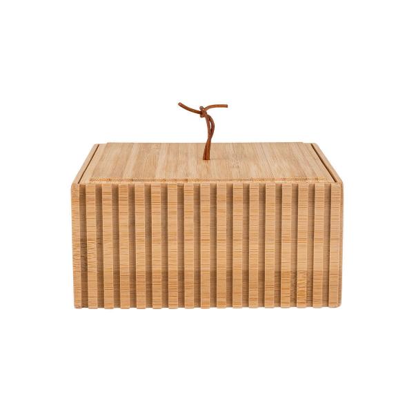 ΚΟΥΤΙ ΑΠΟΘΗΚΕΥΣΗΣ ΚΑΙ ΟΡΓΑΝΩΣΗΣ BAMBOO ESSENTIALS 15x15x7cm