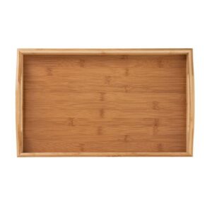 ΔΙΣΚΟΣ ΣΕΡΒΙΡΙΣΜΑΤΟΣ BAMBOO ESSENTIALS ΜΕ ΛΑΒΕΣ ΜΕΤΑΦΟΡΑΣ 44x29.5x5.5cm