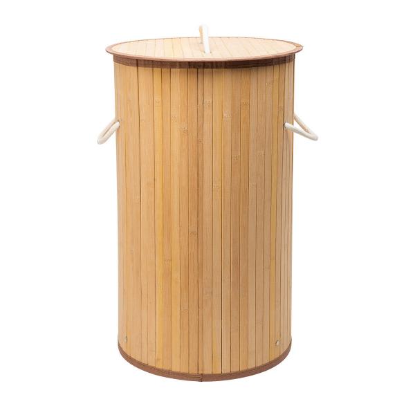 ΚΑΛΑΘΙ ΑΠΛΥΤΩΝ BAMBOO ESSENTIALS ΠΤΥΣΣΟΜΕΝΟ ΣΤΡΟΓΓΥΛΟ 57lt