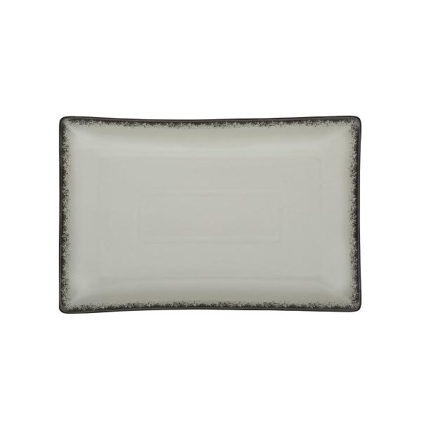 ΠΙΑΤΕΛΑ ΟΡΘΟΓΩΝΙΑ PEARL ΠΟΡΣΕΛΑΝΙΝΗ 27x16cm GREY