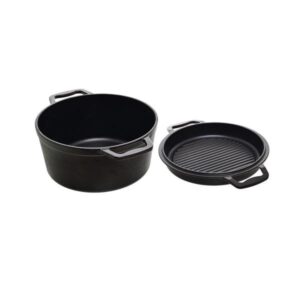 ΚΑΤΣΑΡΟΛΑ IRON 2 ΣΕ 1 ΜΑΝΤΕΜΕΝΙΑ 25cm ΜΕ ΚΑΠΑΚΙ-ΤΗΓΑΝΙ