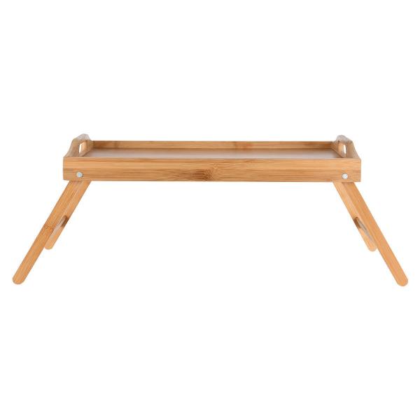 ΔΙΣΚΟΣ ΣΕΡΒΙΡΙΣΜΑΤΟΣ BAMBOO ESSENTIALS 50x30x21cm ΜΕ ΑΝΑΔΙΠΛΟΥΜΕΝΑ ΠΟΔΙΑ