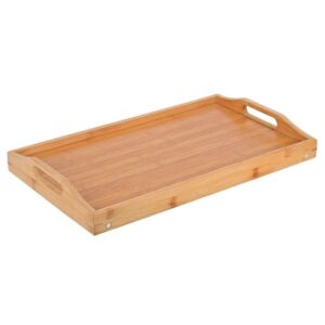 ΔΙΣΚΟΣ ΣΕΡΒΙΡΙΣΜΑΤΟΣ BAMBOO ESSENTIALS 50x30x21cm ΜΕ ΑΝΑΔΙΠΛΟΥΜΕΝΑ ΠΟΔΙΑ