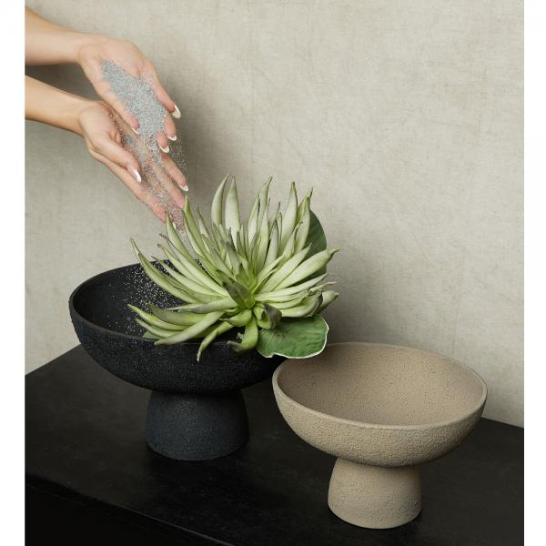 GRIZIO ΜΠΩΛ ΑΛΟΥΜΙΝΙΟ MUD TEXTURED 23x20xH15cm