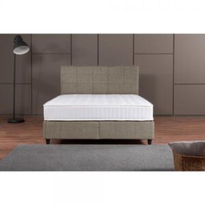 DEAL SET ΚΡΕΒΑΤΙ ΜΕ ΑΠΟΘΗΚ. ΧΩΡΟ ΚΑΙ ΣΤΡΩΜΑ BEIGE 14-753 210x162xH120cm