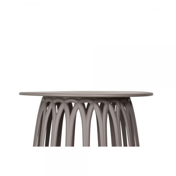 BASKET COFFEE TABLE CAPPUCCINO 50x50xH44cm