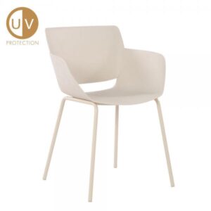 SEDIA ΠΟΛΥΘΡΟΝΑ BEIGE 58x52xH79,5cm