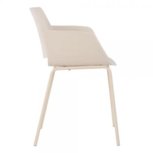 SEDIA ΠΟΛΥΘΡΟΝΑ BEIGE 58x52xH79,5cm