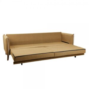 COMMODO ΚΑΝΑΠΕΣ ΚΡΕΒΑΤΙ 3ΘΕΣΙΟΣ CAMEL BEIGE 230x81xH88cm