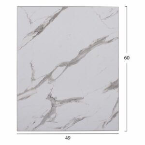 ΕΠΙΦΑΝΕΙΑ ΤΡΑΠΕΖΙΟΥ HLP MARBLE WHITE-GREY 5145 49Χ60