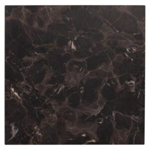 ΕΠΙΦΑΝΕΙΑ ΤΡΑΠΕΖΙΟΥ HPL BROWN MARBLE 60x60 εκ. ΠΑΧΟΥΣ 12mm.