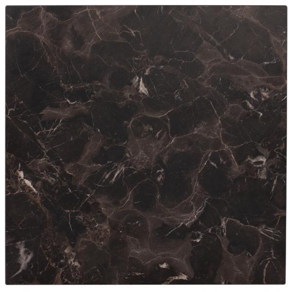 ΕΠΙΦΑΝΕΙΑ ΤΡΑΠΕΖΙΟΥ HPL BROWN MARBLE 69x69 εκ. ΠΑΧΟΥΣ 12mm.