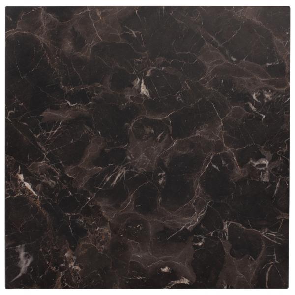 ΕΠΙΦΑΝΕΙΑ ΤΡΑΠΕΖΙΟΥ HPL BROWN MARBLE 80x80 εκ. ΠΑΧΟΥΣ 12mm.