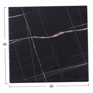 ΕΠΙΦΑΝΕΙΑ ΤΡΑΠΕΖΙΟΥ WERZALIT 80Χ80Χ3.5εκ. ΜΑΥΡΟ ΜΑΡΜΑΡΟ