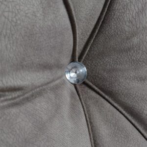 ΓΩΝΙΑΚΟΣ ΚΑΝΑΠΕΣ ΚΡΕΒΑΤΙ ΚΑΦΕ ΓΚΡΙ 227x155x80 εκ.
