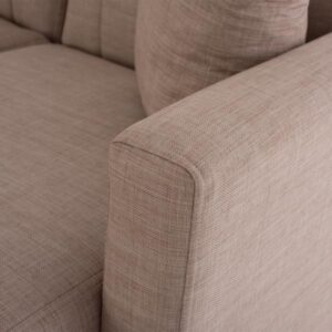 ΓΩΝΙΑΚΟΣ ΚΑΝΑΠΕΣ ΚΡΕΒΑΤΙ ΜΠΕΖ 200x133x77Yεκ.