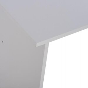 ΓΡΑΦΕΙΟ ΜΕΛΑΜΙΝΗΣ ENSLEY ΜΕ 3 ΣΥΡΤΑΡΙΑ ΛΕΥΚΟ 120X60X76 εκ.