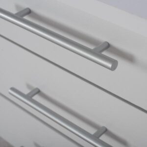 ΓΡΑΦΕΙΟ ΜΕΛΑΜΙΝΗΣ ENSLEY ΜΕ 3 ΣΥΡΤΑΡΙΑ ΛΕΥΚΟ 120X60X76 εκ.