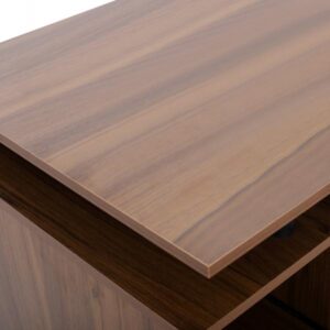 ΓΡΑΦΕΙΟ ΜΕΛΑΜΙΝΗΣ WALNUT 120Χ55Χ76 εκ.