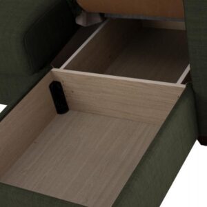 ΚΑΝΑΠΕΣ ΚΡΕΒΑΤΙ ΓΩΝΙΑ ΑΝΑΣΤΡΕΨΙΜΗ DARK OLIVE 200x133x77Yεκ.