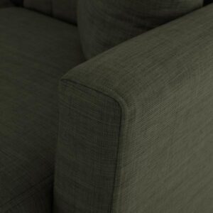 ΚΑΝΑΠΕΣ ΚΡΕΒΑΤΙ ΓΩΝΙΑ ΑΝΑΣΤΡΕΨΙΜΗ DARK OLIVE 200x133x77Yεκ.