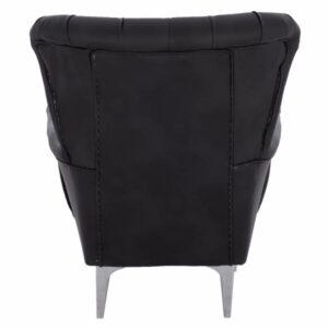 ΠΟΛΥΘΡΟΝΑ ΜΠΕΡΖΕΡΑ Τ. CHESTERFIELD ΣΕ ΧΡΩΜΑ ΜΑΥΡΟ 87x88x100 εκ.