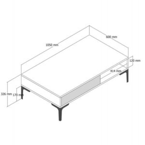ΣΥΝΘΕΣΗ ΣΑΛΟΝΙΟΥ ΜΕΛΑΜΙΝΗΣ 2ΤΜΧ ΚΑΡΥΔΙ-WHITE MARBLE