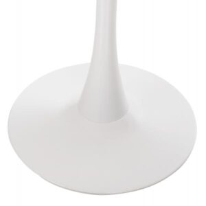 ΤΡΑΠΕΖΙ ΤΡΑΠΕΖΑΡΙΑΣ ROLLO ΣΤΡΟΓΓΥΛΟ WHITE MARBLE Φ120x74Yεκ.