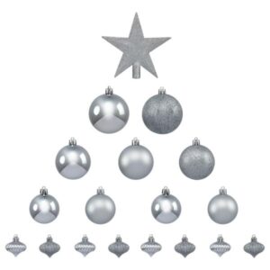 ΜΠΑΛΕΣ & ΑΣΤΕΡΙ ΣΕΤ18 Xmas PVC ΑΣΗΜΙ