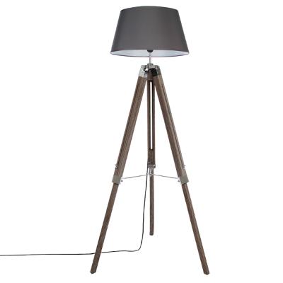 ΦΩΤΙΣΤΙΚΟ ΕΠΙΔ. ΜΕΤΑΛ. ΓΚΡΙ ΞΥΛΟ H.145cm