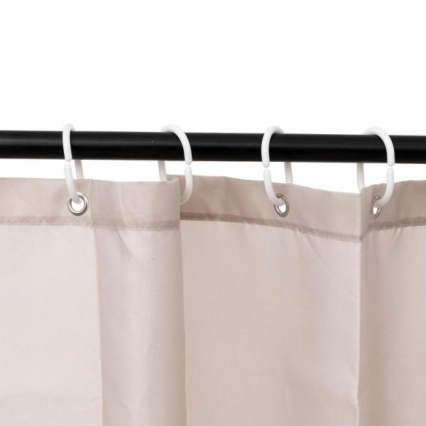 ΚΟΥΡΤΙΝΑ ΜΠΑΝΙΟΥ ΥΦΑΣΜΑΤΙΝΗ POLYESTER, ΜΠΕΖ 180Χ200