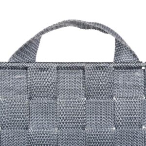 LISA, ΕΤΑΖΕΡΑ 3ΘΕΣΙΑ POLYPROPYLENE/METAL ΓΚΡΙ, L25xW9xH56.5cm