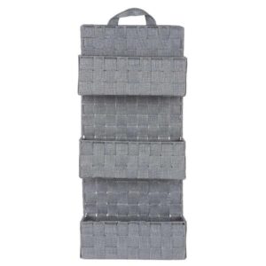 LISA, ΕΤΑΖΕΡΑ 3ΘΕΣΙΑ POLYPROPYLENE/METAL ΓΚΡΙ, L25xW9xH56.5cm