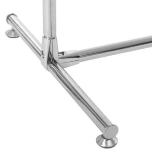 ΦΟΡΗΤΗ ΚΡΕΜΑΣΤΡΑ ΜΕΤΑΛΛΙΚΗ INOX 172x50,5xΥ190cm