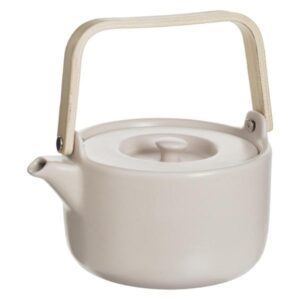 PINK, ΤΣΑΓΙΕΡΑ 80CL ΜΕ ΣΟΥΡΩΤΗΡΙ INOX & ΜΠΑΜΠΟΥ ΧΕΡΟΥΛΙ, PINKISH BEIGE, ΠΟΡΣΕΛΑΝΗ