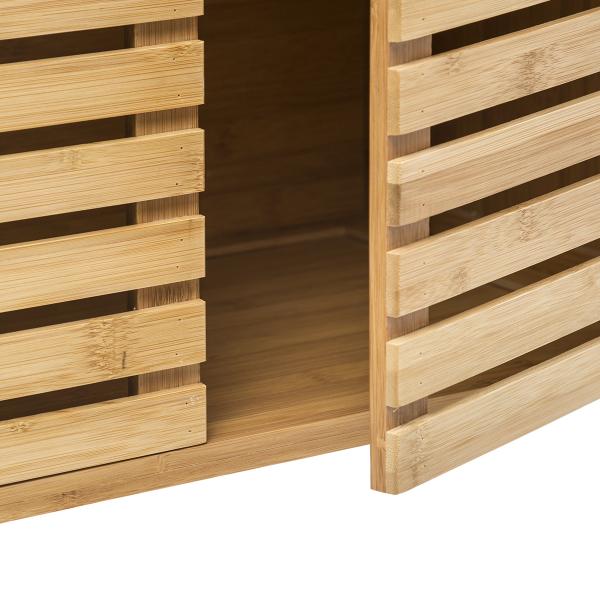 STRIPES BAMBOO, ΕΠΙΠΛΟ ΝΙΠΤΗΡΑ ΜΕ ΝΤΟΥΛΑΠΙ ΑΠΟ ΦΥΣΙΚΟ ΜΠΑΜΠΟΥ 60x28x80cm