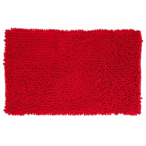 CHENILLE ΚΟΚΚΙΝΟ, ΠΑΤΑΚΙ ΜΠΑΝΙΟΥ 750gr, 50X80CM