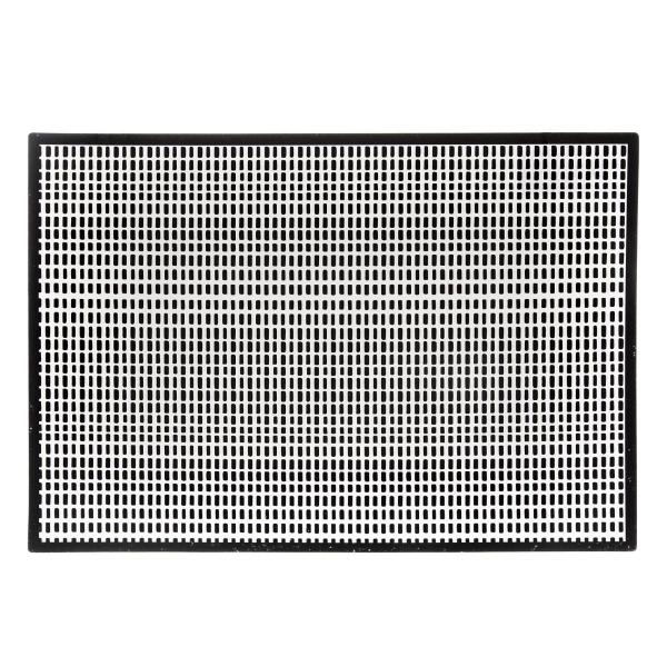 BOHEMIA, ΣΟΥΠΛΑ ΠΛΑΣΤΙΚΟ ΛΕΥΚΟ & ΜΑΥΡΟ, DOTS 45Χ30cm