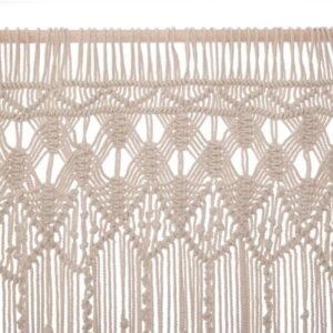 MACRAME, ΠΑΝΕΛ ΓΙΑ ΚΟΥΡΤΙΝΑ Ή ΔΙΑΚΟΣΜΗΣΗ COTTON & POLYΕSTER ΙΒΟΥΑΡ, L90xH200cm