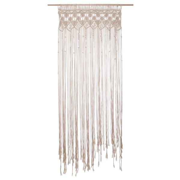 MACRAME, ΠΑΝΕΛ ΓΙΑ ΚΟΥΡΤΙΝΑ Ή ΔΙΑΚΟΣΜΗΣΗ COTTON & POLYΕSTER ΙΒΟΥΑΡ, L90xH200cm