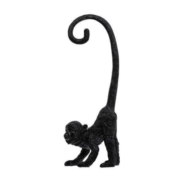 MONKEY, ΔΙΑΚΟΣΜΗΤΙΚΟ POLYRESINE ΜΑΥΡΟ L15.5xP9.7xH41cm