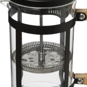 ΚΑΦΕΤΙΕΡΑ ΓΑΛΛΙΚΟΥ 600ML, ΓΥΑΛΙ ΜΕ ΜΠΑΜΠΟΥ & ΜΕΤΑΛΛΟ ΜΑΥΡΟ