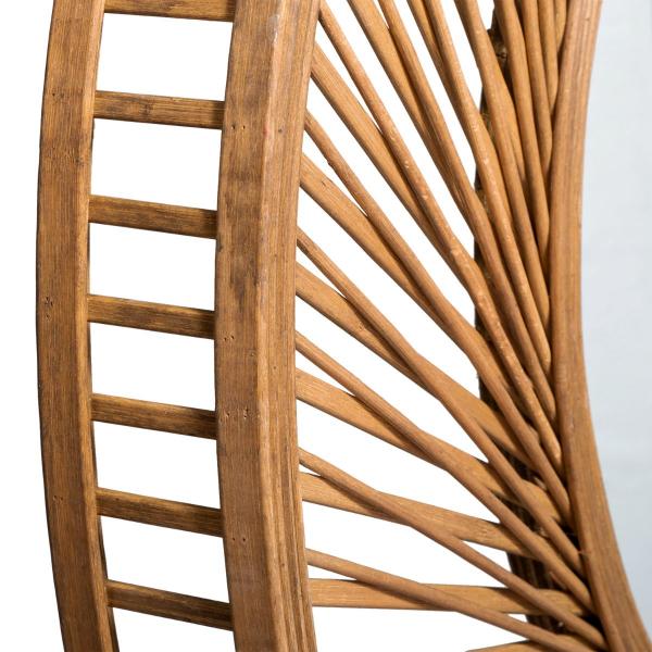 SPIRAL, ΚΑΘΡΕΠΤΗΣ ΑΠΟ MDF & BAMBOO ΚΑΦΕ D71.7cm