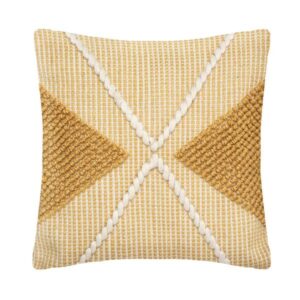 CLAR, ΜΑΞΙΛΑΡΙ ΥΦΑΝΤΟ POLYESTER ΚΙΤΡΙΝΟ 45x45cm