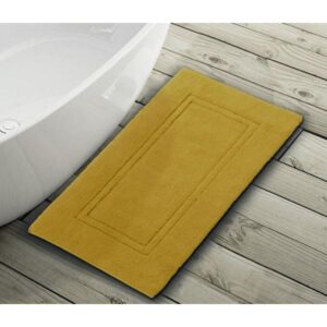 PanOikos BAMBOO, ΧΑΛΑΚΙ ΒΑΜΒΑΚΕΡΟ ΒΕΛΟΥΤΕ, ΜΕ ΑΝΑΓΛΥΦΟ & ΠΑΧΥ ΠΕΛΟ, ΧΡΥΣΟ ΚΙΤΡΙΝΟ 60x110cm