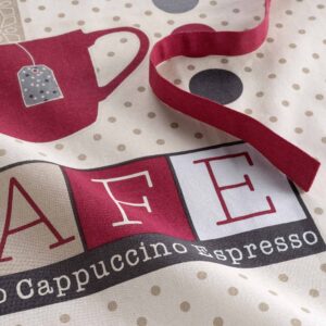 CAFE, ΠΟΔΙΑ ΚΟΥΖΙΝΑΣ ΒΑΜΒΑΚΕΡΗ, ΤΥΠΩΜΕΝΗ 60x84cm