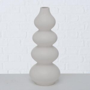 HALEA B, ΒΑΖΟ ΚΕΡΑΜΙΚΟ ΛΕΥΚΟ H30cm
