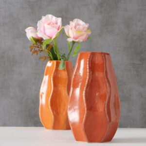 HILARY, ΒΑΖΟ ΚΕΡΑΜΙΚΟ ΠΟΡΤΟΚΑΛΙ H19cm